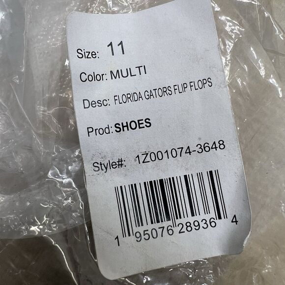 NEW sz 11 Florida Gators Vineyard Vines Mens Flip Flops - Picture 6 of 6